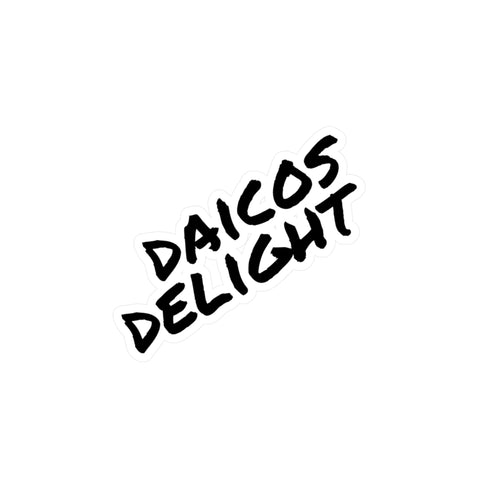 Daicos Delight Vinyl Decal